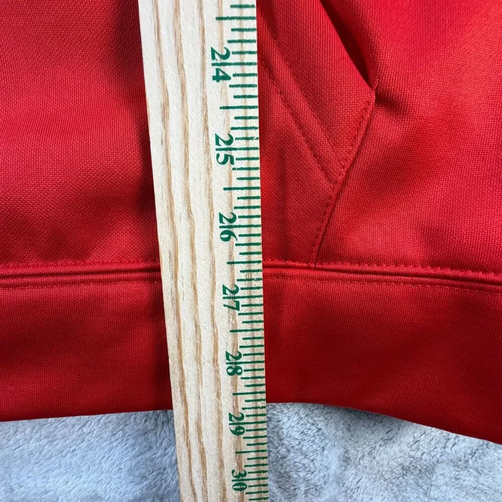 Colosseum Wisconsin Badgers Full Zip Hoodie Mens XXL Red Jacket